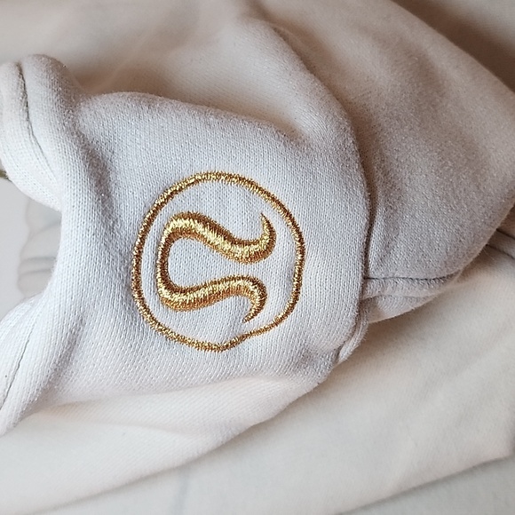 Lululemon Women's Scuba Oversized Half-Zip Hoodie cream Size XS/S - Picture 9 of 16